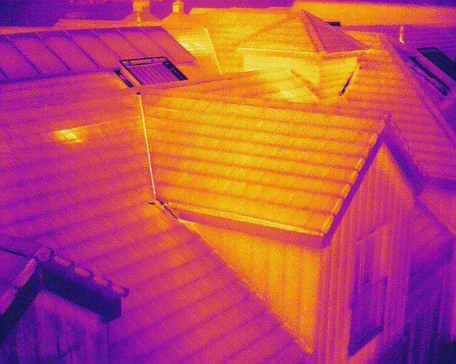 Thermal Imaging Roof Survey Image Slough